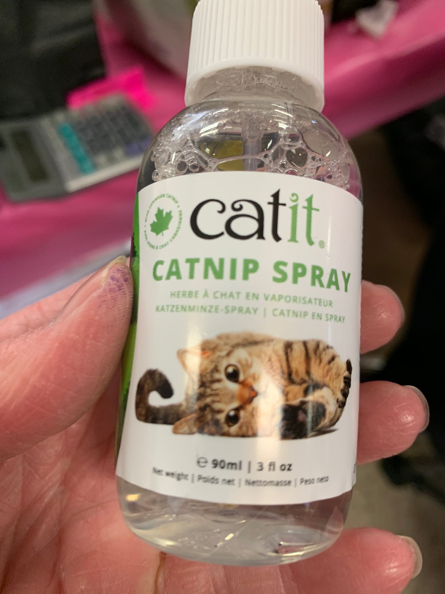 Spray herbe à chat