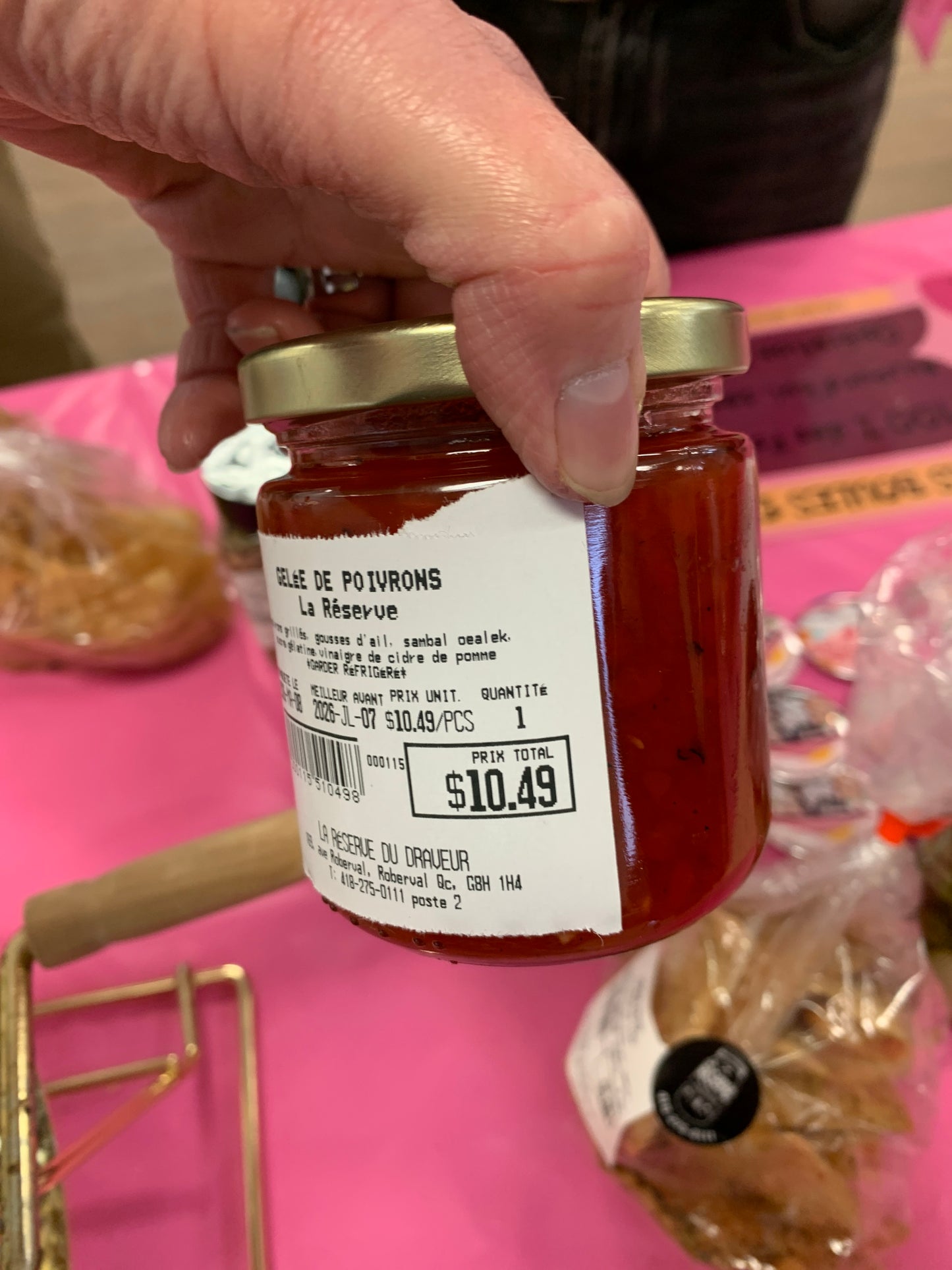 Gelée de piments Draveur
